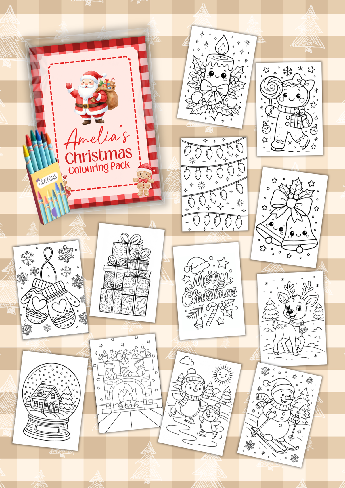 Christmas Colouring Pack