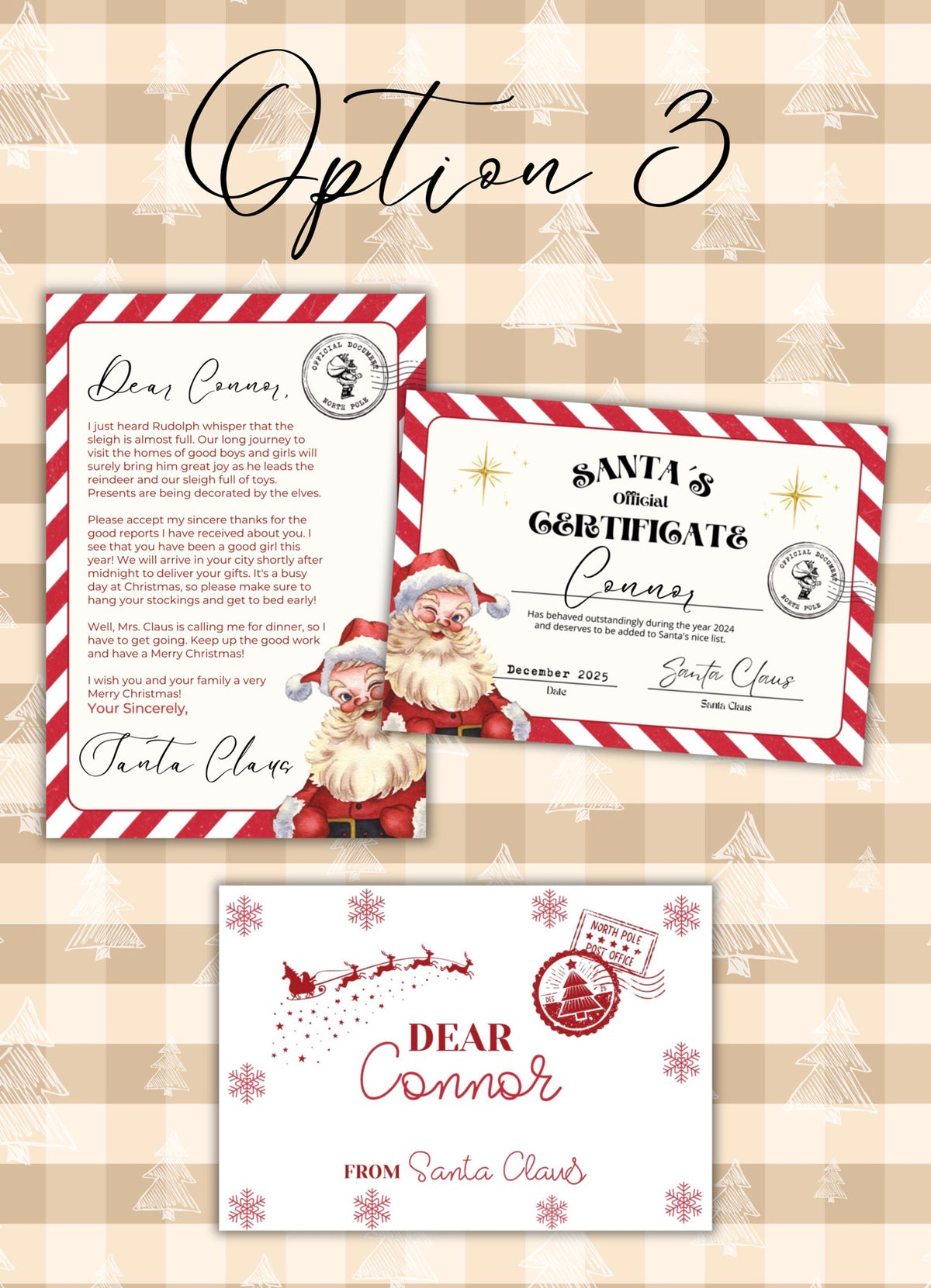 Christmas Letters & Certificates