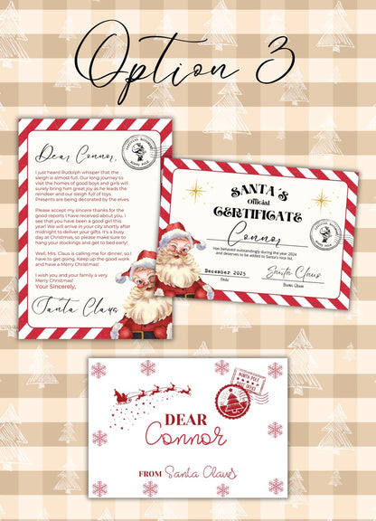 Christmas Letters & Certificates
