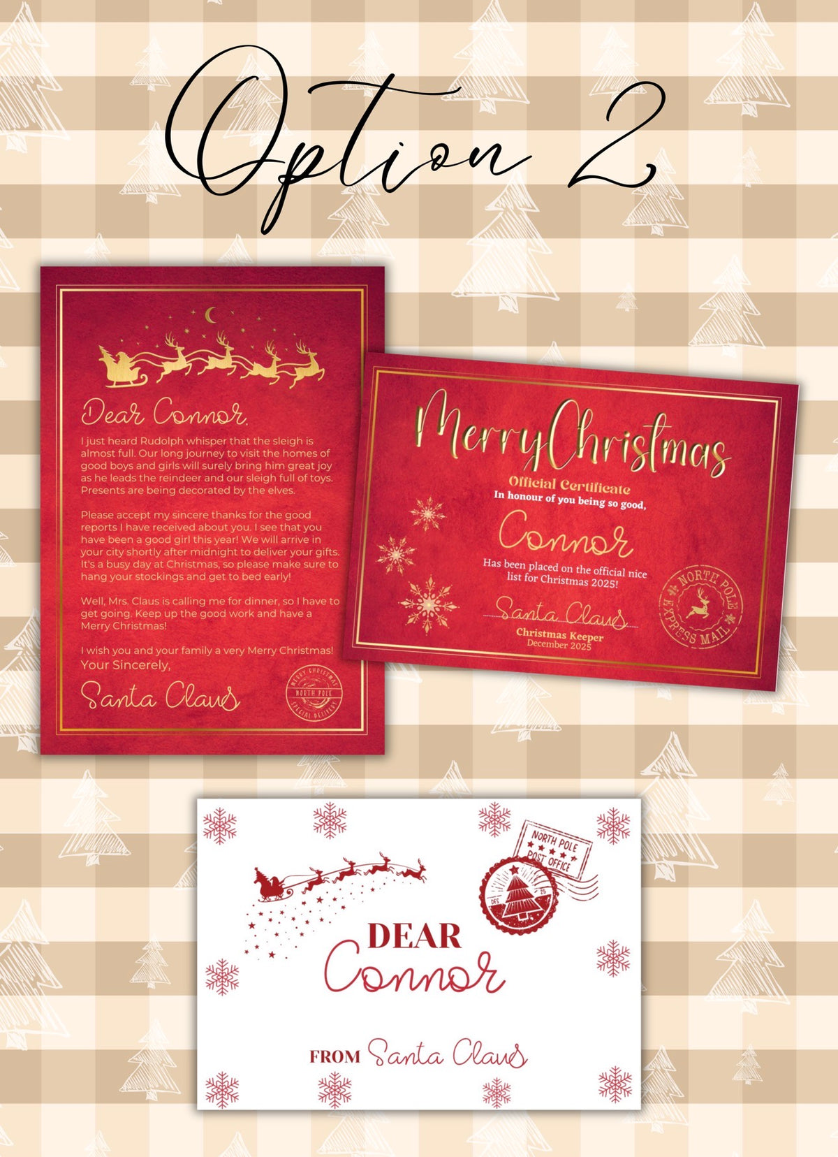 Christmas Letters & Certificates