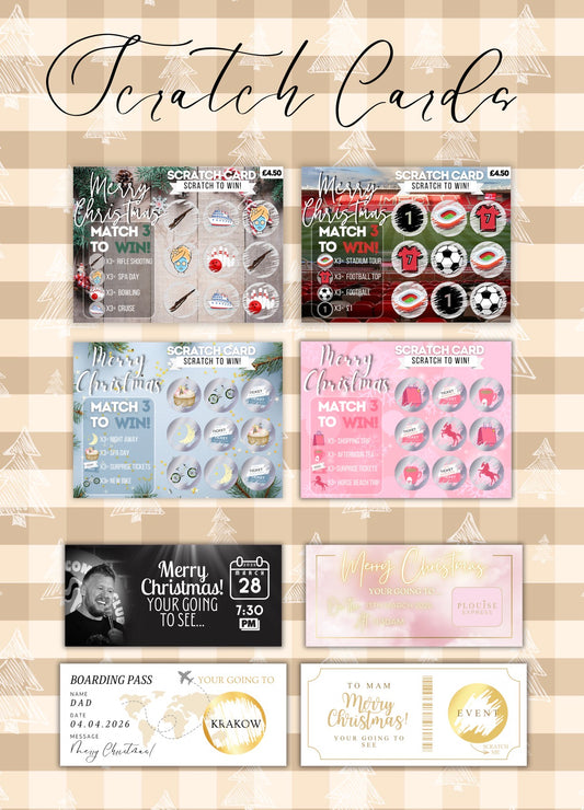 Christmas Scratch Cards
