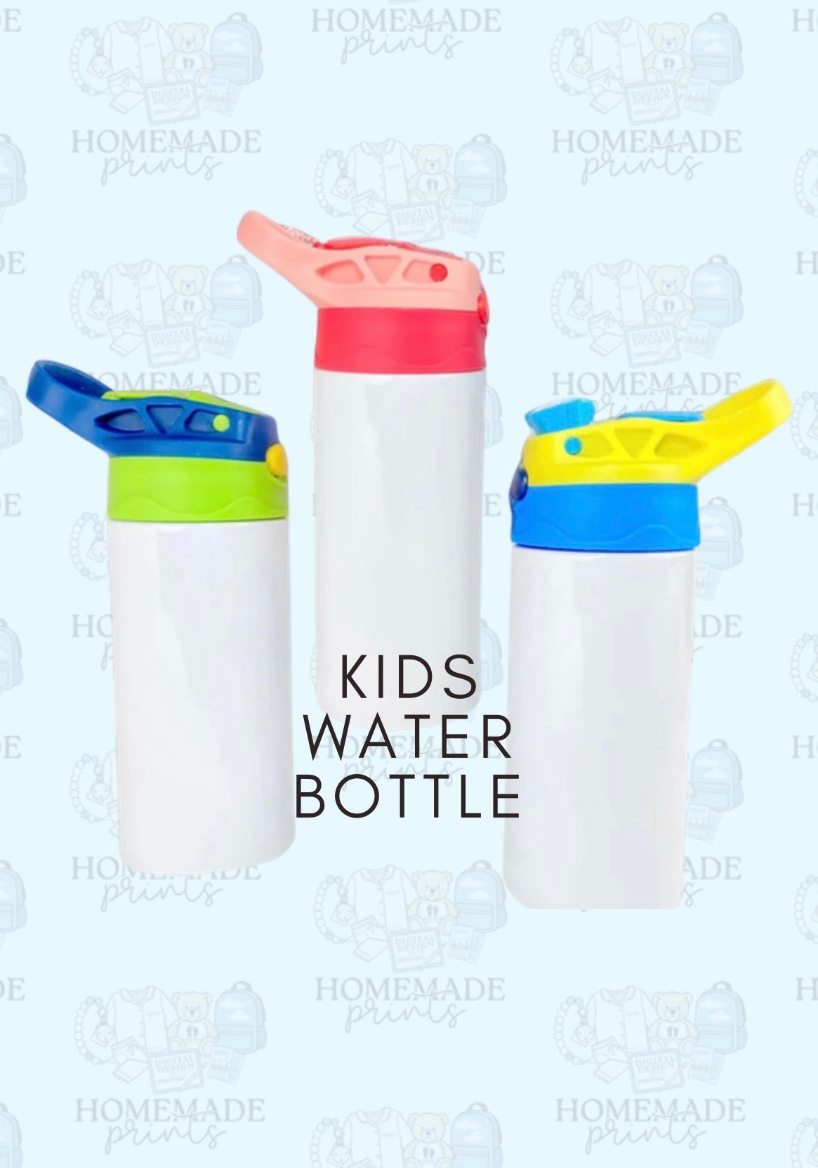 Kids Stainless Steel Water Bottle (12oz)