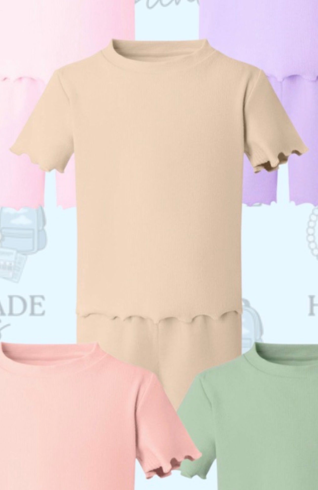 Frilly Top & Short Sets