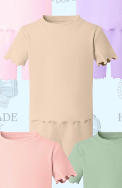 Frilly Top & Short Sets