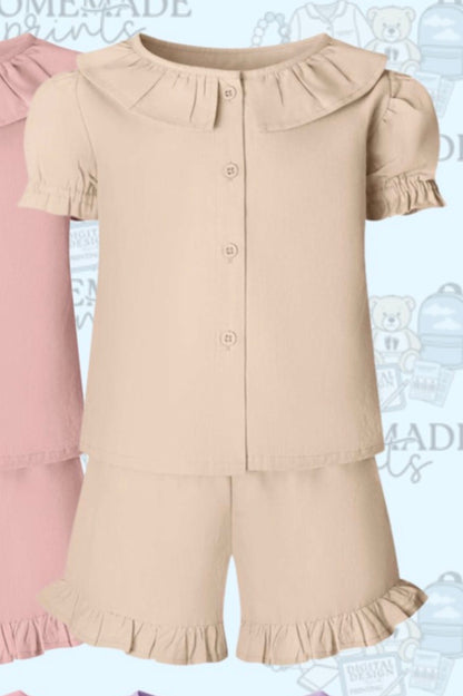 Frilly Top & Short Sets