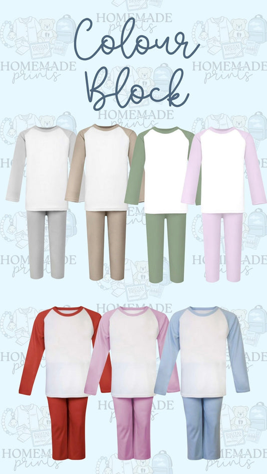 Colour Block Pyjamas