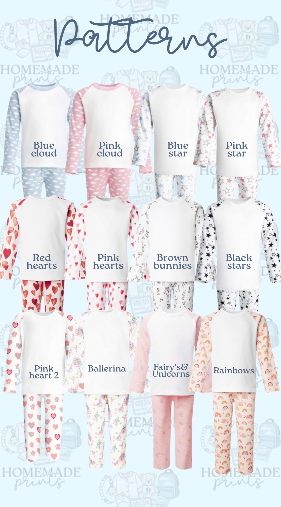 Patterned Pyjamas