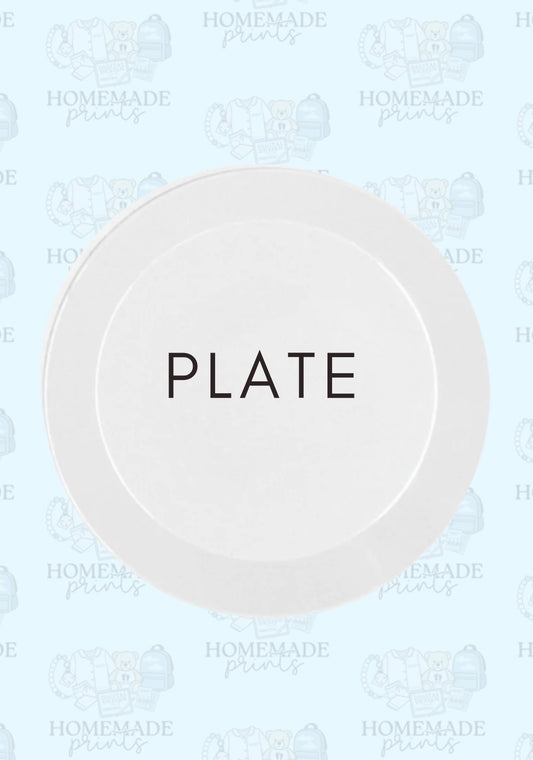 Polymer Kids Plate (7.5”)