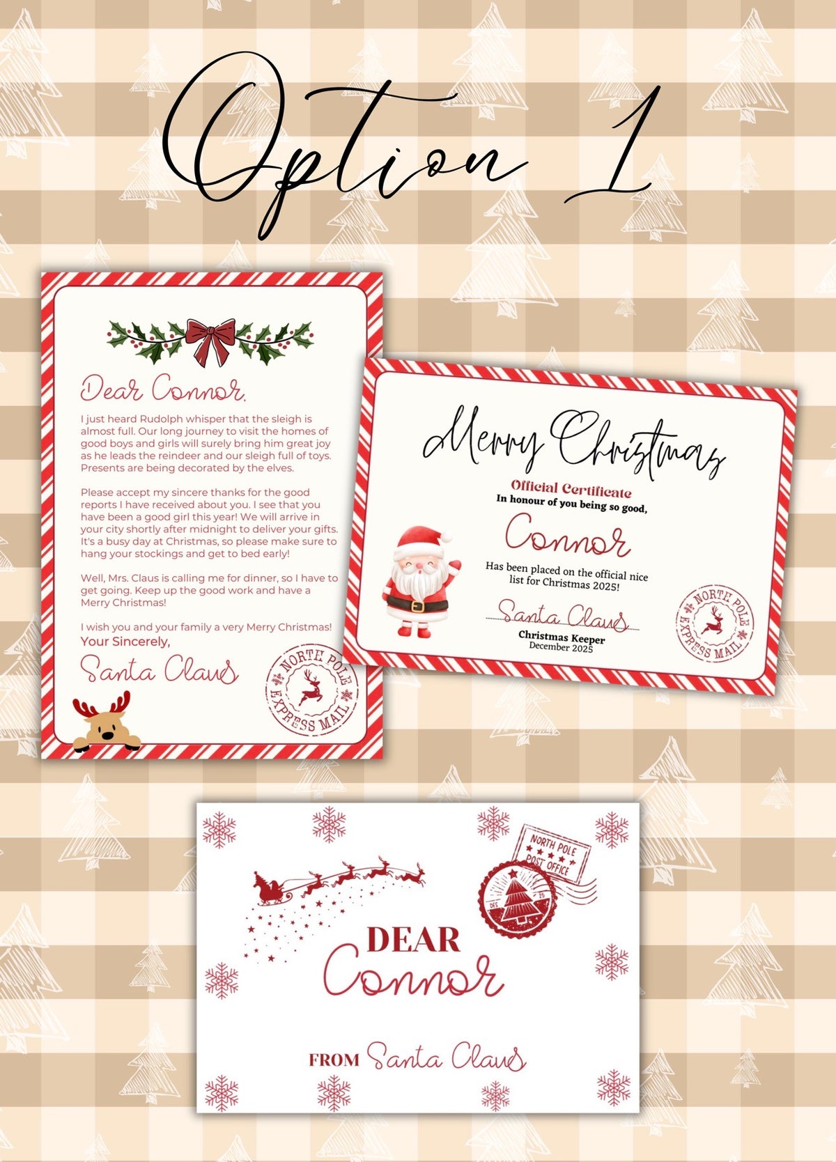 Christmas Letters & Certificates