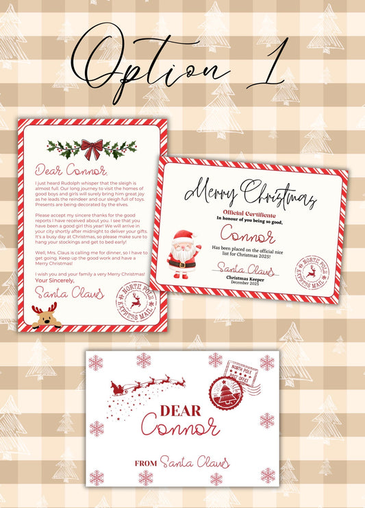 Christmas Letters & Certificates