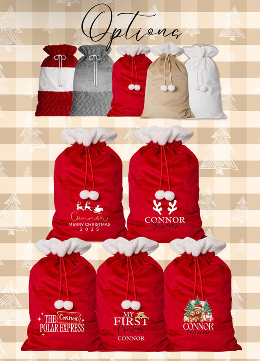 Christmas Santa Sacks