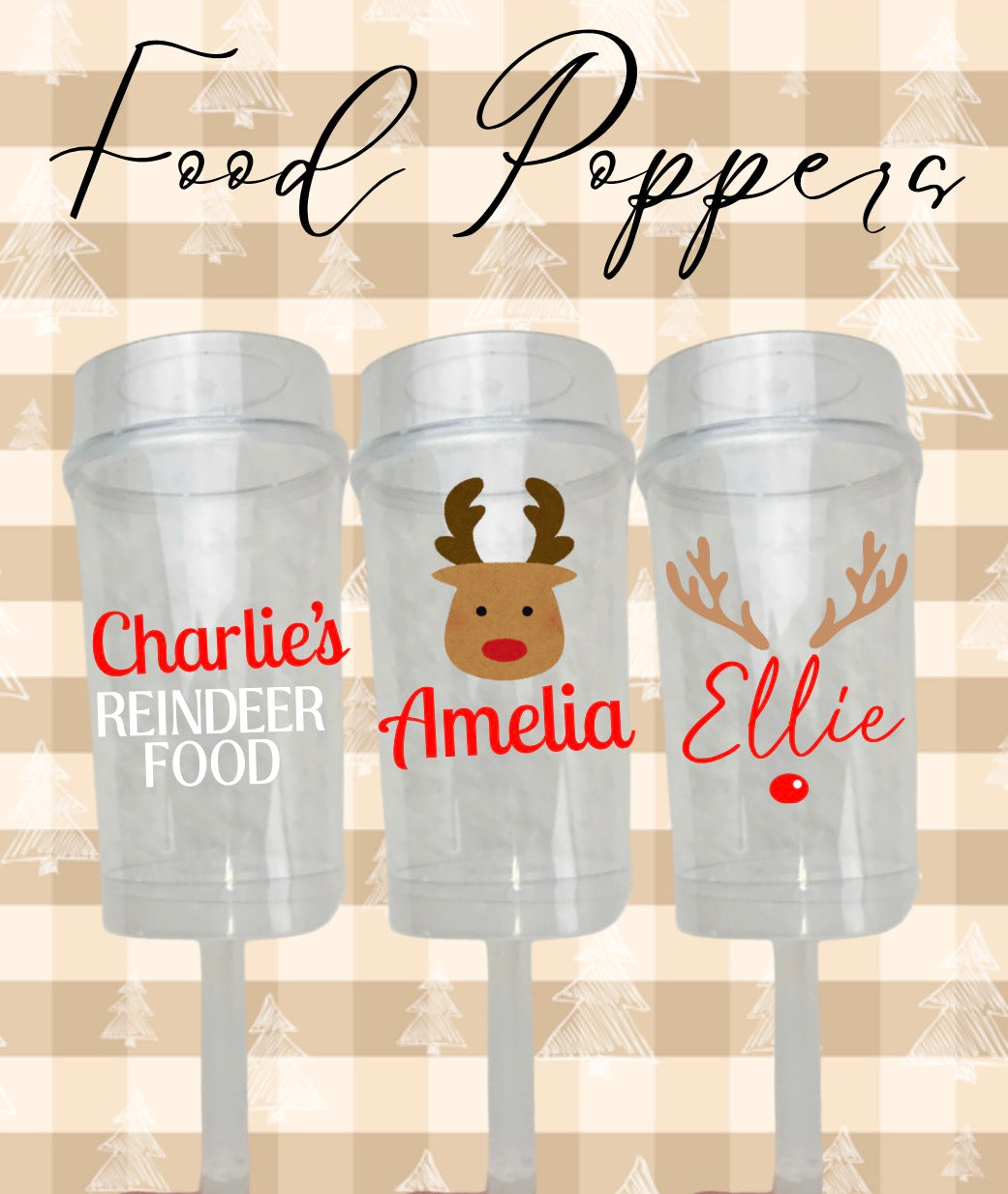 Reindeer Food Poppers