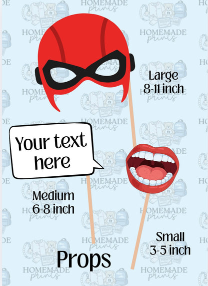 Custom Photo Props & Masks