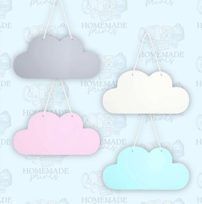 Wooden Hanging Cloud