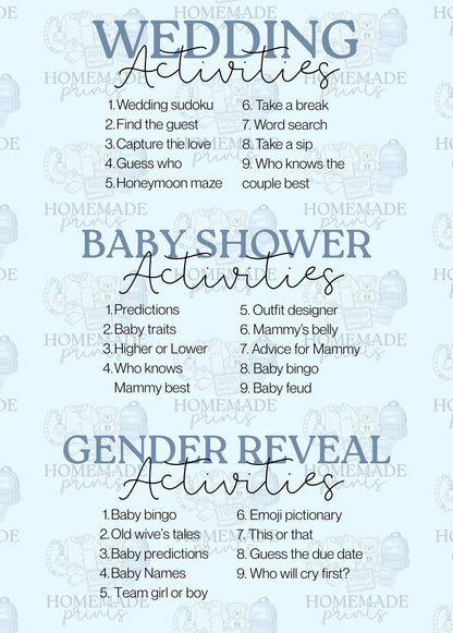 Activity Packs